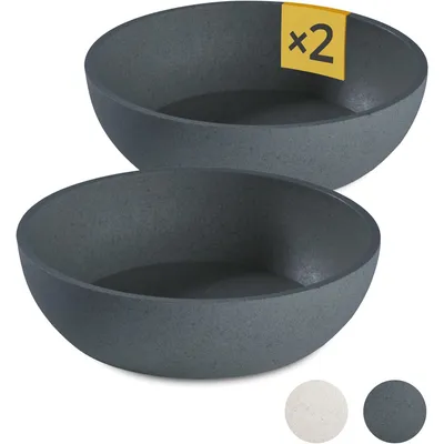 PiuPet® Gamelle Chien I 2x1,6L I Beige I Lavable en Lave-Vaisselle I 21,5cm