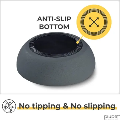 PiuPet Lot de 2 écuelles pour chiens