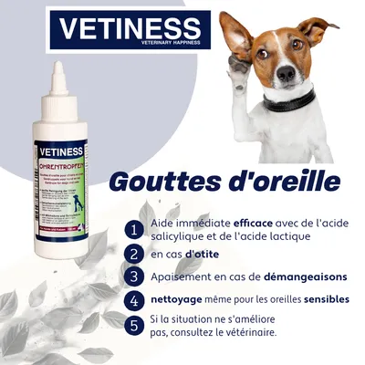 Vetiness Gouttes d'oreille