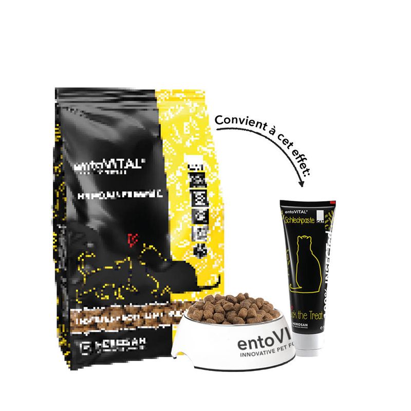 entoVITAL CAT croquettes hypoallergéniques pour chats