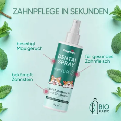 Pawlie's Dentalspray für Hunde und Katzen