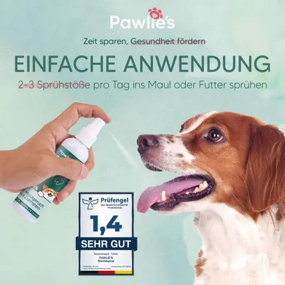 Pawlie's Dentalspray für Hunde und Katzen