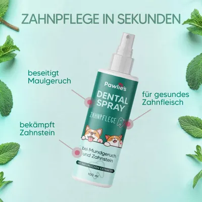 Pawlie's Dentalspray für Hunde und Katzen Pawlie's Dentalspray für Hunde und Katzen