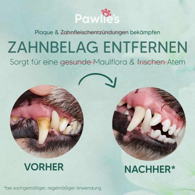 Pawlie's Zahnpflege Set für Hunde und Katzen