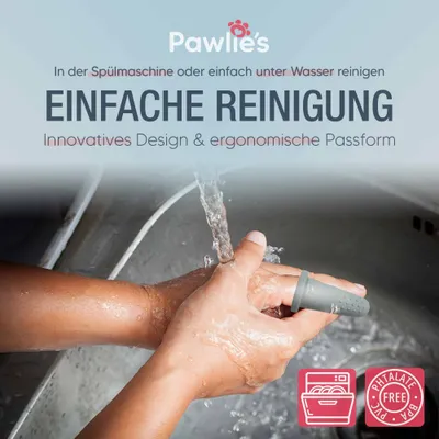 Pawlie's Finger-Zahnbürste für Hunde 2er Set