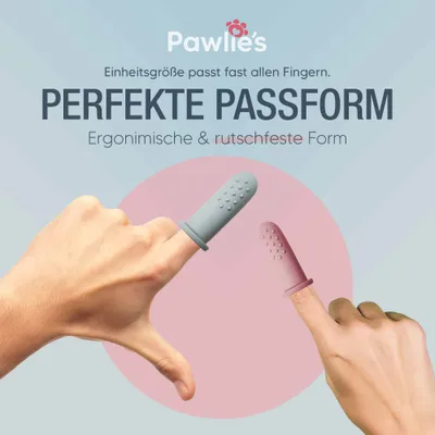 Pawlie's Finger-Zahnbürste für Hunde 2er Set