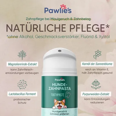 Pawlie's Zahnpasta für Hunde und Katzen