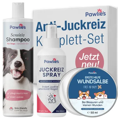 Pawlie's Set Anti-Démangeaisons pour Chiens & Chats