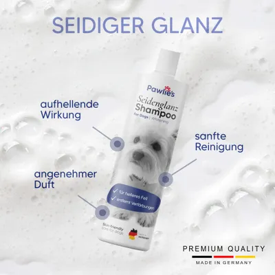 Pawlie's Hundeshampoo Weißes Fell