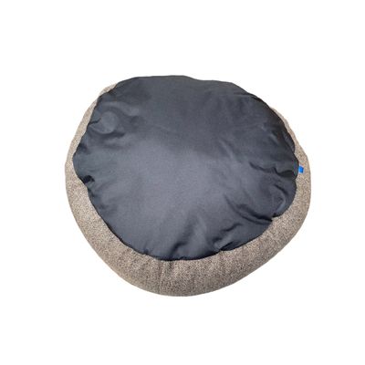 TOPZOO Corbeille Ronde Pour Chat Polyester Marron