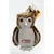 TOPZOO Jouet Peluche Pour Chien Hibou