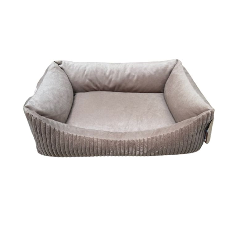TOPZOO Panier Pour Chien Velours Beige