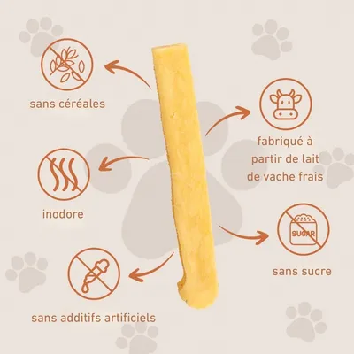 Wildfang® Fromage à mâcher - bâton à mâcher au fromage à pâte dure