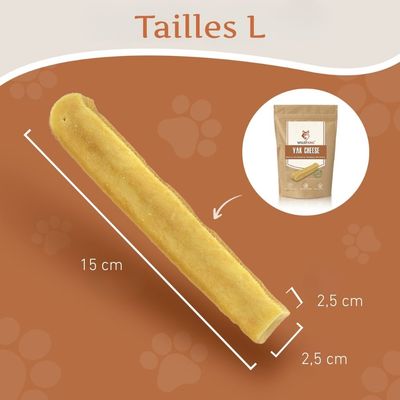 Wildfang® Fromage à mâcher - bâton à mâcher au fromage à pâte dure
