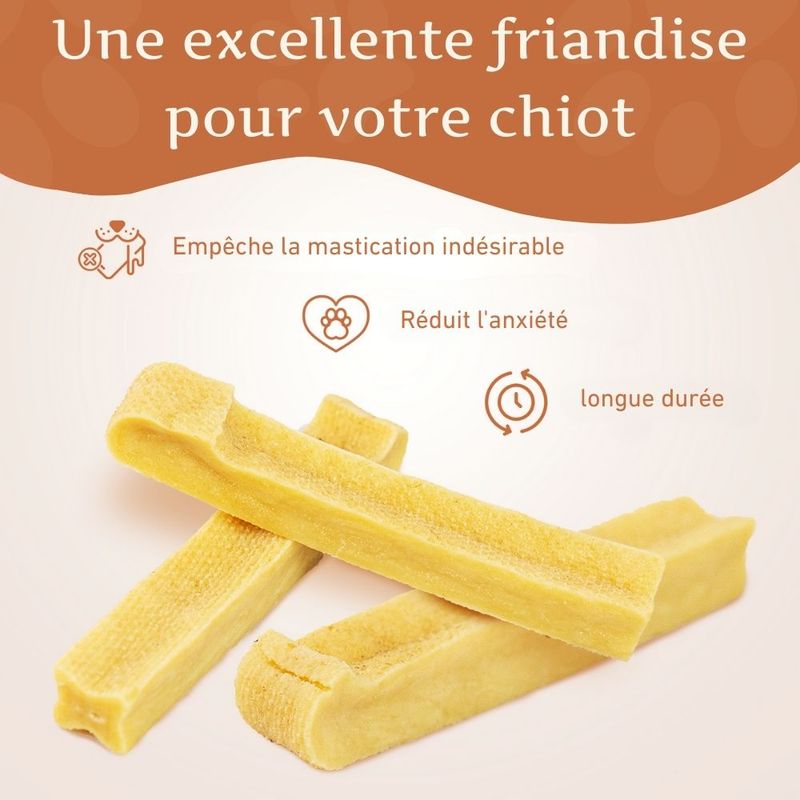 Wildfang® Fromage à mâcher - bâton à mâcher au fromage à pâte dure