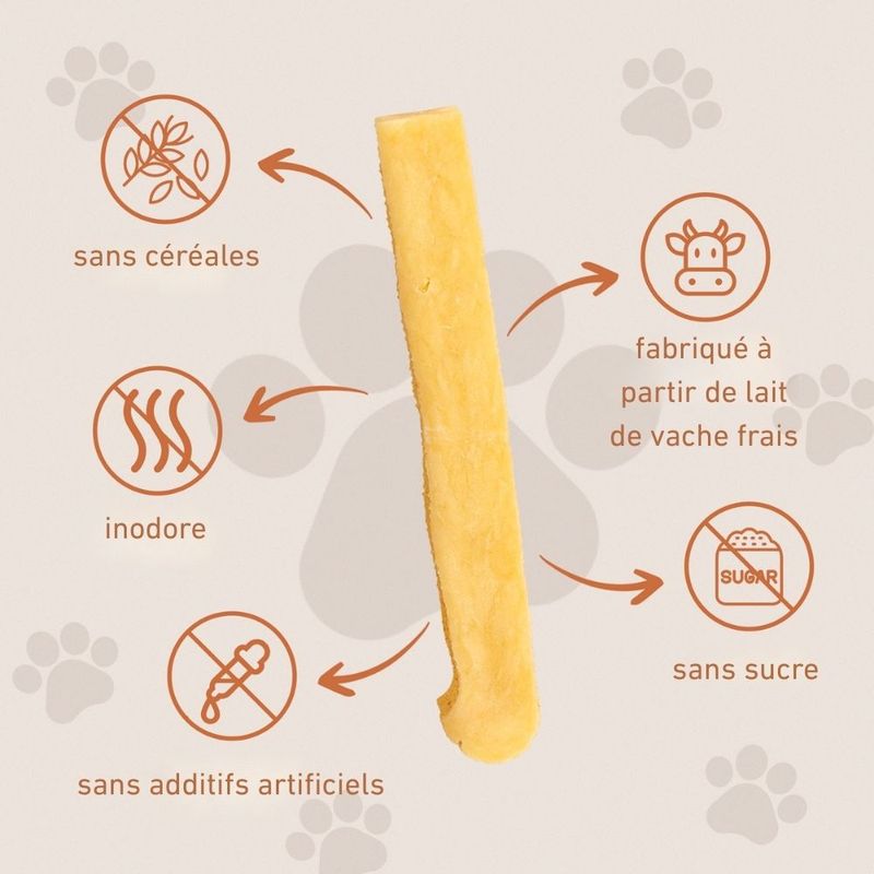 Wildfang® Fromage à mâcher - bâton à mâcher au fromage à pâte dure