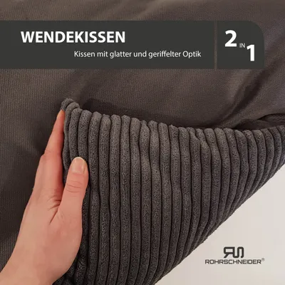Rohrschneider Haustierbett aus Cord