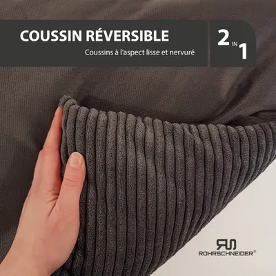 Rohrschneider Lit animal en velours côtelé