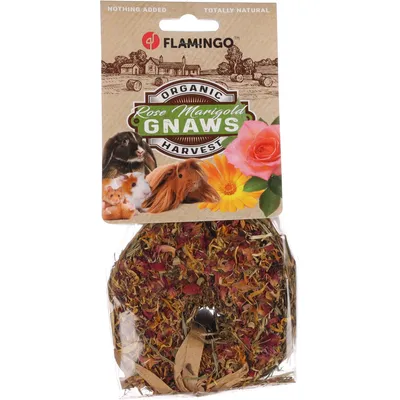 Flamingo -Donut - Rose et fleurs de soucis