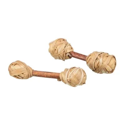 Trixie Haltères en bois et herbe