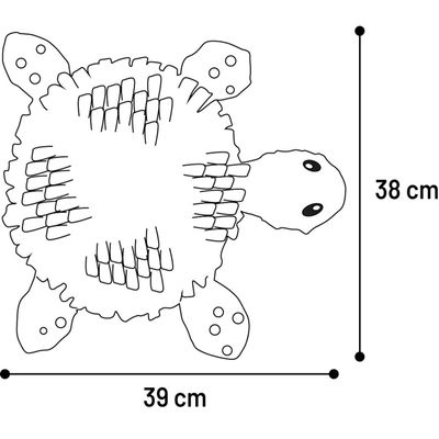 Tapis de fouille tortue