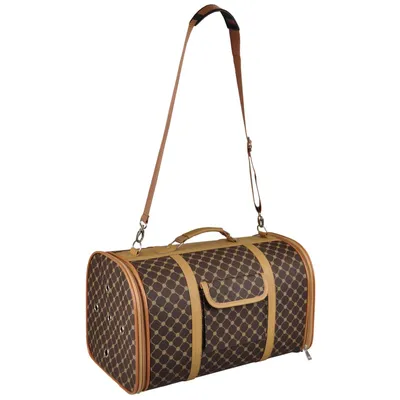 FLAMINGO Sac de transport pour animaux Chloe 2 Marron 45x26x26 cm FLAMINGO Sac de transport pour animaux Chloe 2 Marron 45x26x26 cm