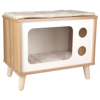 FLAMINGO Meuble pour chat Fino TV 50x29x41 cm Marron