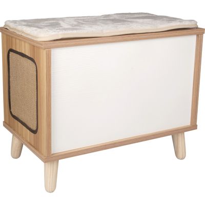 FLAMINGO Meuble pour chat Fino TV 50x29x41 cm Marron