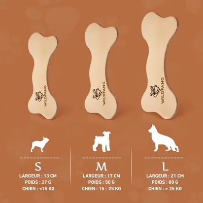 Wildfang® Os en cuir - mâcher le cuir