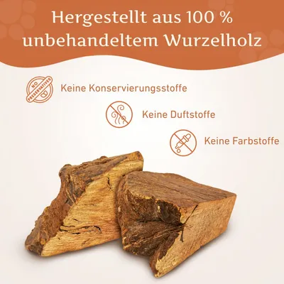 Wildfang Kauwurzel aus Baumheide Wildfang Kauwurzel aus Baumheide