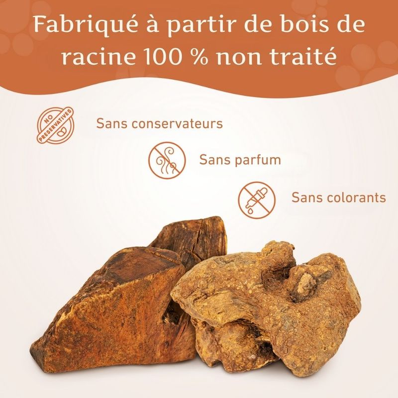 Wildfang® Mâcher des racines de bruyère arborescente