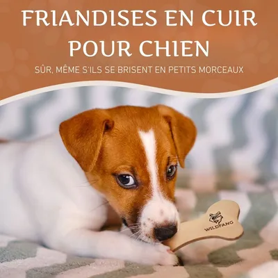 Wildfang® Os en cuir - mâcher le cuir