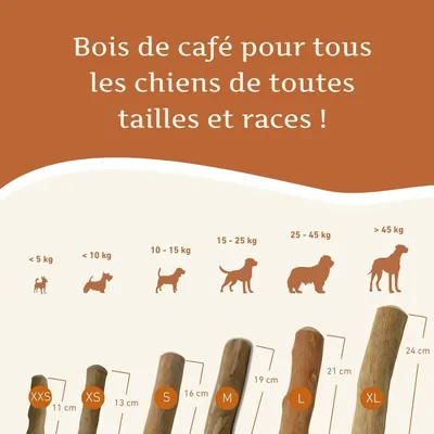 Wildfang® Bois de caféier pour chiens