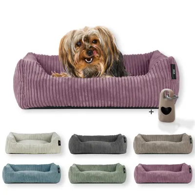 Rohrschneider Lit animal en velours côtelé