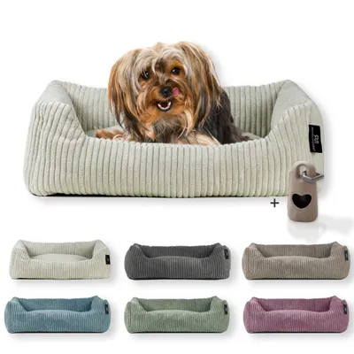 Rohrschneider Lit animal en velours côtelé