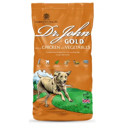 Croquettes chien adulte grande race – Dr John Gold Poulet