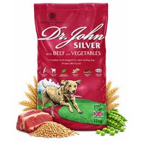 Packung Dr John Silver – Trockenfutter mit Rind für Hunde