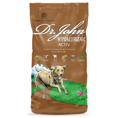 Croquettes chien actif – Dr John Hypoallergenic Activ