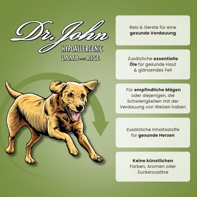 Dr John Lamm & Reis für ausgewachsene Hunde – 12,5 kg
