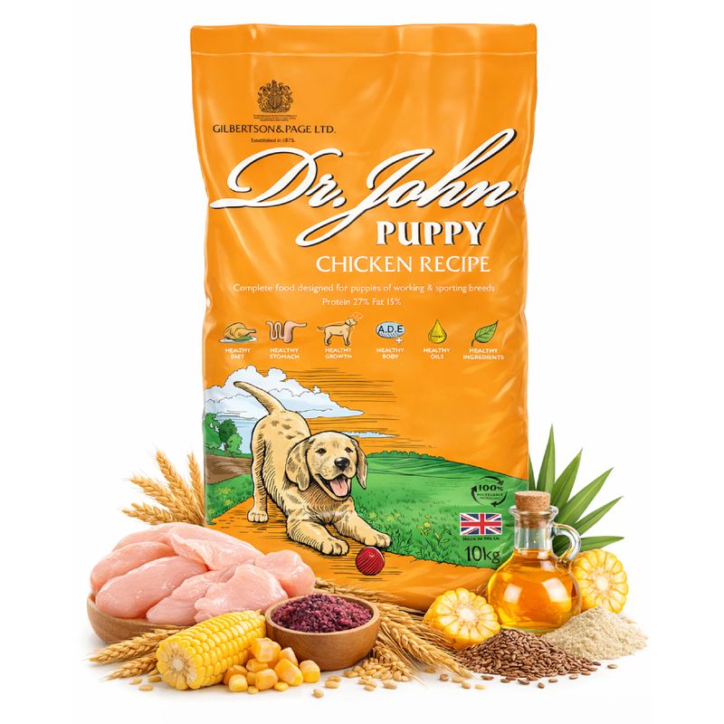 Croquettes chiot – Dr John Puppy Poulet