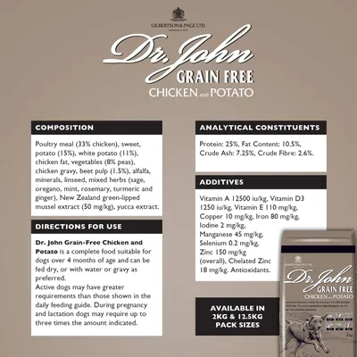 Dr John Poulet et Pommes de terre sans Céréales