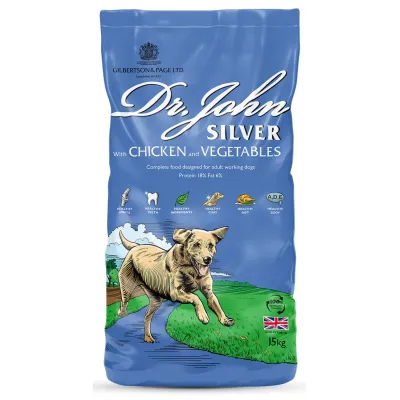 Croquettes chien senior & light – Dr John Silver Poulet Croquettes chien senior & light – Dr John Silver Poulet