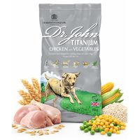 Packung Dr John Titanium mit Huhn – Active & Junior