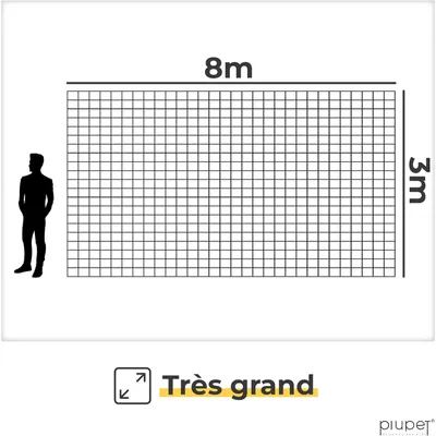 PiuPet Filet de protection chat | 8x3 m | Filet chat balcon fil métallique