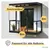 PiuPet Filet de protection chat | 8x3 m | Filet chat balcon fil métallique PiuPet Filet de protection chat | 8x3 m | Filet chat balcon fil métallique