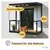PiuPet Filet de protection chat | 4x3 m | Filet chat balcon fil métallique