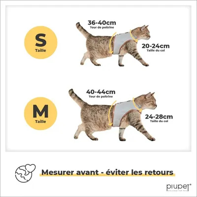 PiuPet Harnais pour chat PiuPet Harnais pour chat