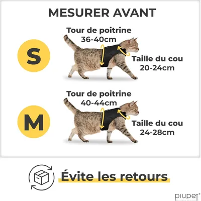 PiuPet Harnais pour chat PiuPet Harnais pour chat