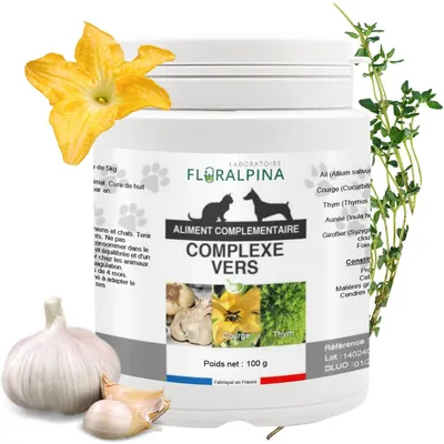 Complexe vers poudre - Laboratoire Floralpina Complexe vers poudre - Laboratoire Floralpina