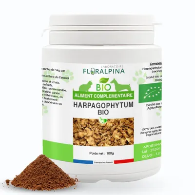 Harpagophytum bio 100g - Laboratoire Floralpina